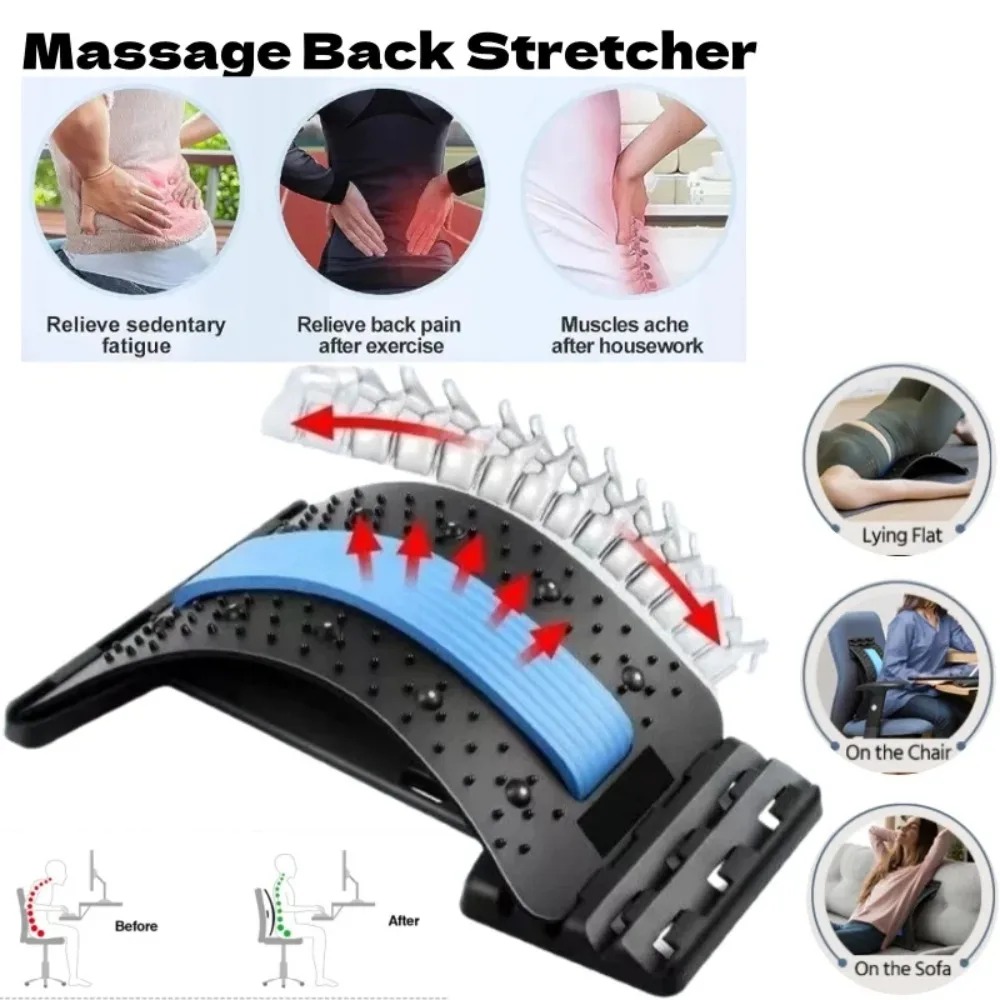 Lumbar Back Stretcher 4 Level  - Posture Corrector Back ulasan dan harga